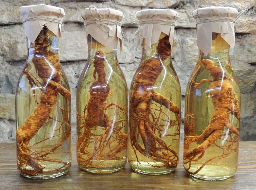 Prendre de la teinture de ginseng aide à agrandir la tête du pénis.
